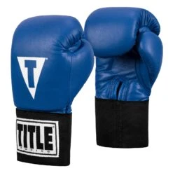 TITLE Boxing USA Boxing Competition Gloves - Elastic -Top Boxing Store ACGES BL 02