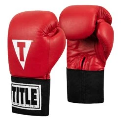 TITLE Boxing USA Boxing Competition Gloves - Elastic -Top Boxing Store ACGES RD 02