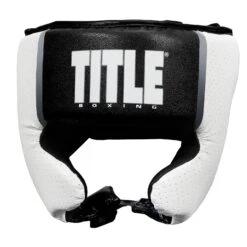 TITLE Boxing Aerovent Elite USA Boxing Competition Headgear – With Cheeks -Top Boxing Store ACHEX BK 2