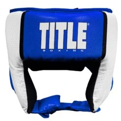 TITLE Boxing Aerovent Elite USA Boxing Competition Headgear – Open Face -Top Boxing Store ACHEX1 BL 2