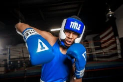 TITLE Boxing Aerovent Elite USA Boxing Competition Headgear – With Cheeks -Top Boxing Store ACHEXBLWH