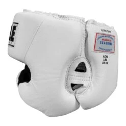 TITLE Boxing USA Boxing Competition Headgear - With Cheeks -Top Boxing Store ACHX WH 3