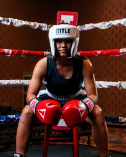 TITLE Boxing USA Boxing Competition Headgear - Open Face 32 TITLE Boxing USA Boxing Competition Headgear - Open Face -Top Boxing Store ACHX1WH 3