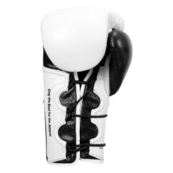 Adidas Hybrid 350 Elite Training Gloves -Top Boxing Store ADIH350TG WH BK 4