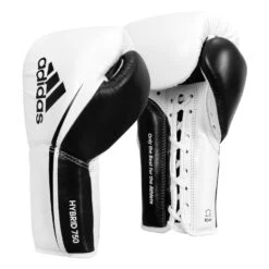 Adidas Hybrid 350 Elite Pro Fight Gloves -Top Boxing Store ADIH750FG WH BK 2