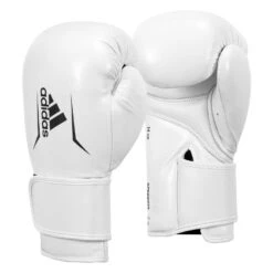 Adidas Speed 175 Leather Training Gloves 20 Adidas Speed 175 Leather Training Gloves -Top Boxing Store ADISBG175 WH BK 002