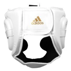 Adidas Super Pro Full Face Headgear -Top Boxing Store ADISBHG041 WH GD 05