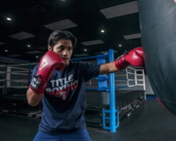 TITLE Boxeo Mexican Leather Lace Training Gloves Quatro -Top Boxing Store BATGL4RD 1