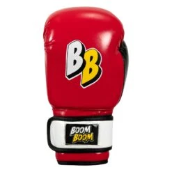 BOOM BOOM Boxing Silencer Youth Bag Gloves -Top Boxing Store BBYBGS RD BK WH 003