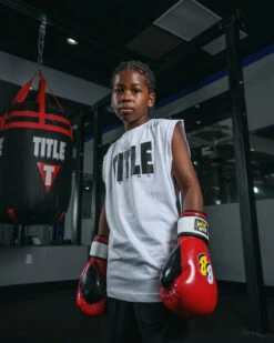 BOOM BOOM Boxing Silencer Youth Bag Gloves -Top Boxing Store BBYBGSRD 4