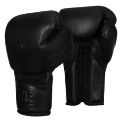 TITLE Black Lace Sparring Gloves 2.0 -Top Boxing Store BKSG2 BK 2