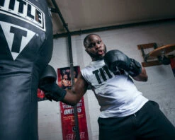 TITLE Black Blitz Weighted Bag Gloves -Top Boxing Store BKWBGBK 1