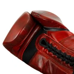 TITLE Boxing Blood Red Leather Sparring Gloves -Top Boxing Store BRSG 5