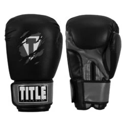 TITLE Classic Shredded Boxing Gloves -Top Boxing Store CABG10 BK GR 01