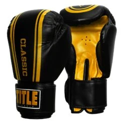 TITLE Classic Speed Boxing Gloves -Top Boxing Store CABG12 BK GD 2