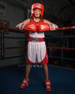 TITLE Classic USA Boxing Competition Headgear – With Cheeks -Top Boxing Store CACHX RD