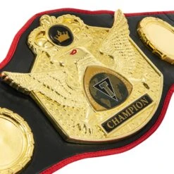 TITLE Boxing Triumphant Wings Of Victory Belt -Top Boxing Store CLTB212 BK 3