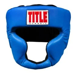 TITLE Classic Full Coverage Training Headgear 2.0 -Top Boxing Store CPHGF2 BL BK 2