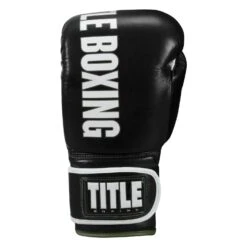 TITLE Boxing Gel Soft Strike Bag Gloves -Top Boxing Store CSSGBG1 BK GN 03