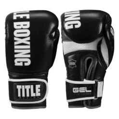 TITLE Boxing Gel Soft Strike Bag Gloves -Top Boxing Store CSSGBG1 BK GR 01