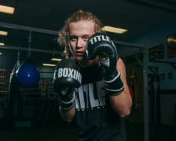 TITLE Boxing Gel Soft Strike Bag Gloves -Top Boxing Store CSSGBG1BKGR 3