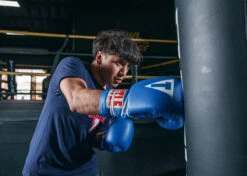 TITLE Classic Leather Lace Training Gloves 2.0 -Top Boxing Store CTSGL2BL 1