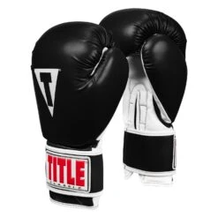TITLE Classic Pro Style Training Gloves 3.0 -Top Boxing Store CVVTG3 BK WH 002