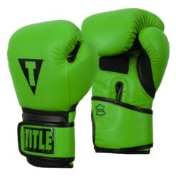 TITLE Boxing Dauntless Training Gloves -Top Boxing Store DNTTG GN BK 2