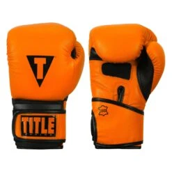 TITLE Boxing Dauntless Training Gloves -Top Boxing Store DNTTG OR BK 1