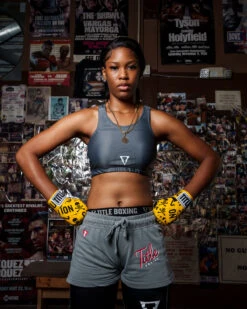 TITLE Boxing Pro Compression Ascent Sports Bra -Top Boxing Store FCSBGR 1