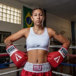 TITLE Boxing Pro Compression Ascent Sports Bra -Top Boxing Store FCSBWH 1