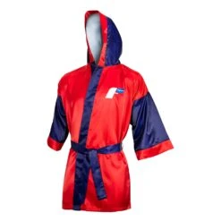 Fighting Full Length Robe -Top Boxing Store FFLR RD BL 1