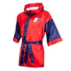 Fighting Full Length Robe -Top Boxing Store FFLR RD BL 2