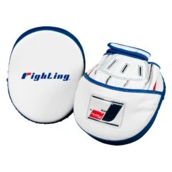 Fighting Freedom Leather Focus Mitts -Top Boxing Store FLFM2 WH 5