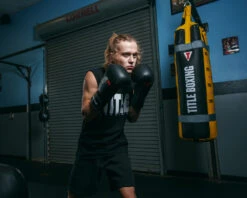 Fighting Leather Training Gloves -Top Boxing Store FLTG2BK 2