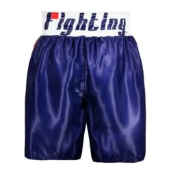 Fighting Professional Boxing Trunks -Top Boxing Store FPST BL WH 3