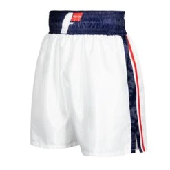 Fighting Professional Boxing Trunks -Top Boxing Store FPST WH BL 2