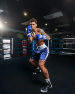 Fighting Professional Boxing Trunks -Top Boxing Store FPSTBLWH 1