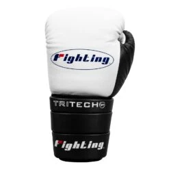 Fighting Tri-Tech Tenacious Lace Training Gloves -Top Boxing Store FS3TTGL WH BK 003