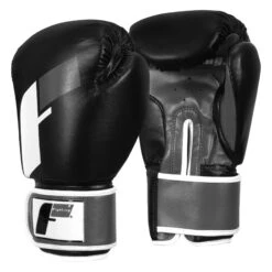 Fighting Big Logo Bag Gloves -Top Boxing Store FSABG2 BK GR WH 2