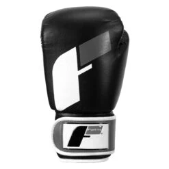 Fighting Big Logo Bag Gloves -Top Boxing Store FSABG2 BK GR WH 3