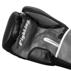 Fighting Big Logo Bag Gloves -Top Boxing Store FSABG2 BK GR WH 5