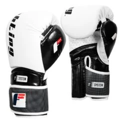 Fighting S2 GEL Power Bag Gloves -Top Boxing Store FSPGBG WH BK 002