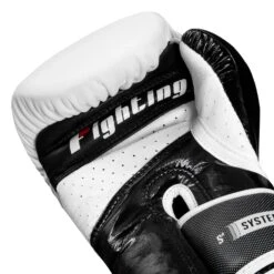Fighting S2 GEL Power Bag Gloves -Top Boxing Store FSPGBG WH BK 005