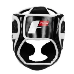 Fighting S2 GEL Power Full Training Headgear -Top Boxing Store FSPGHGF WH BK 4