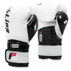 Fighting S2 GEL Power Sparring Gloves -Top Boxing Store FSPGSG WH BK 002