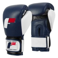 Fighting Force Leather Bag Gloves -Top Boxing Store FTGFBG BL WH BK 2
