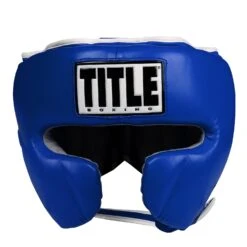 TITLE Boxing Leather Sparring Headgear -Top Boxing Store FTHG BL 2