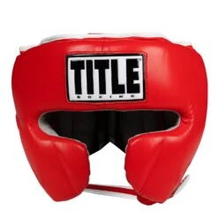 TITLE Boxing Leather Sparring Headgear -Top Boxing Store FTHG RD 2