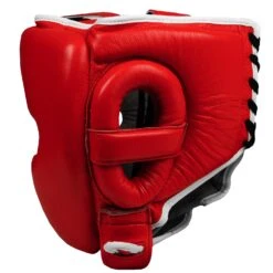 TITLE Boxing Leather Sparring Headgear -Top Boxing Store FTHG RD 3